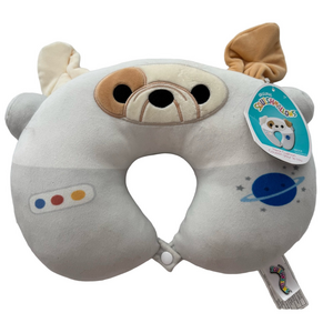 Squishmallows Space Kids Pillow Neck Collection Travel Series 6 Brock Bulldog